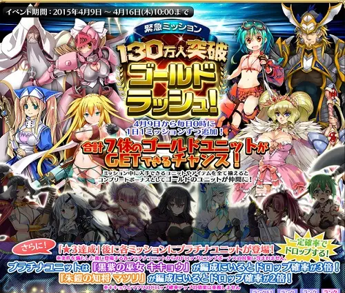 千年戦争アイギス　ゴールドラッシュ6回目・ストーリープロット